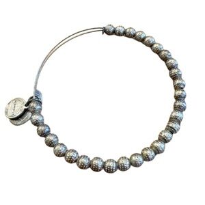 Alex and Ani Silver Beaded Bracelet